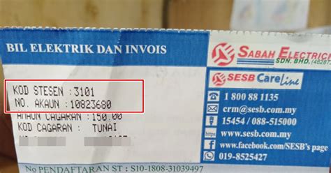 semak bil sesb 12 digit|Sabah Electricity Sdn Bhd .